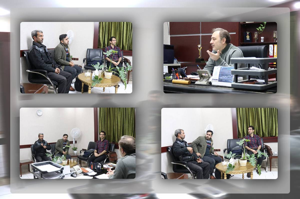 جلسه هماهنگی نصب دوربین‌های مداربسته برای کنترل ورودی و خروجی‌های آهن مکان